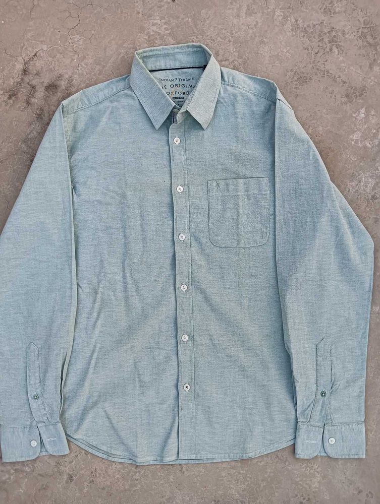 MinT green oxford shirt