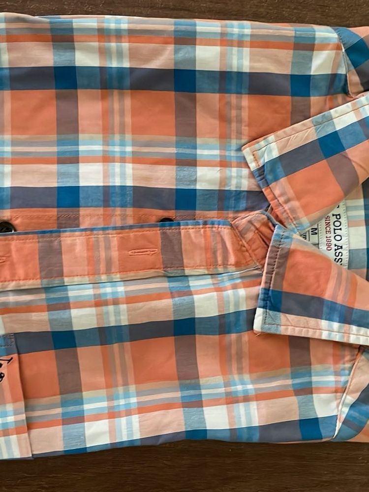 Plaid US Polo Assn. Shirt