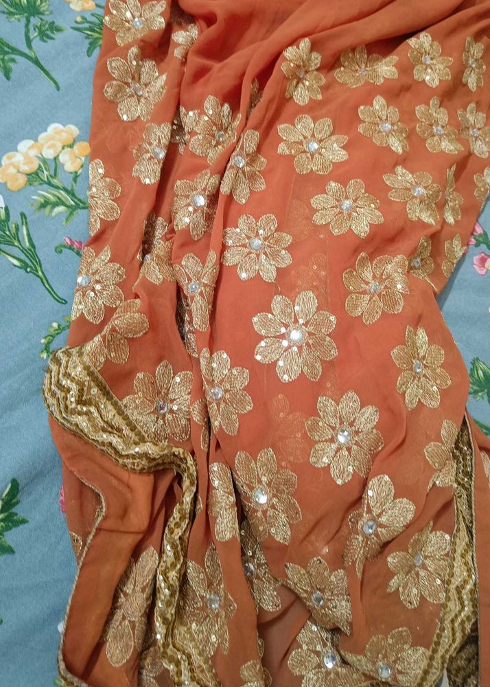 Embroidery Saree
