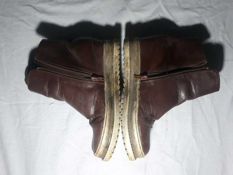 Brown Leather Boots
