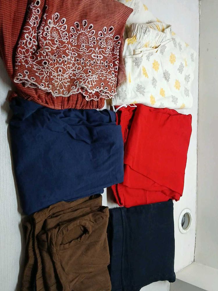 Combo Of Plazzos &amp; Pants