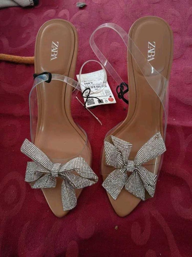Zara Transparent Heels