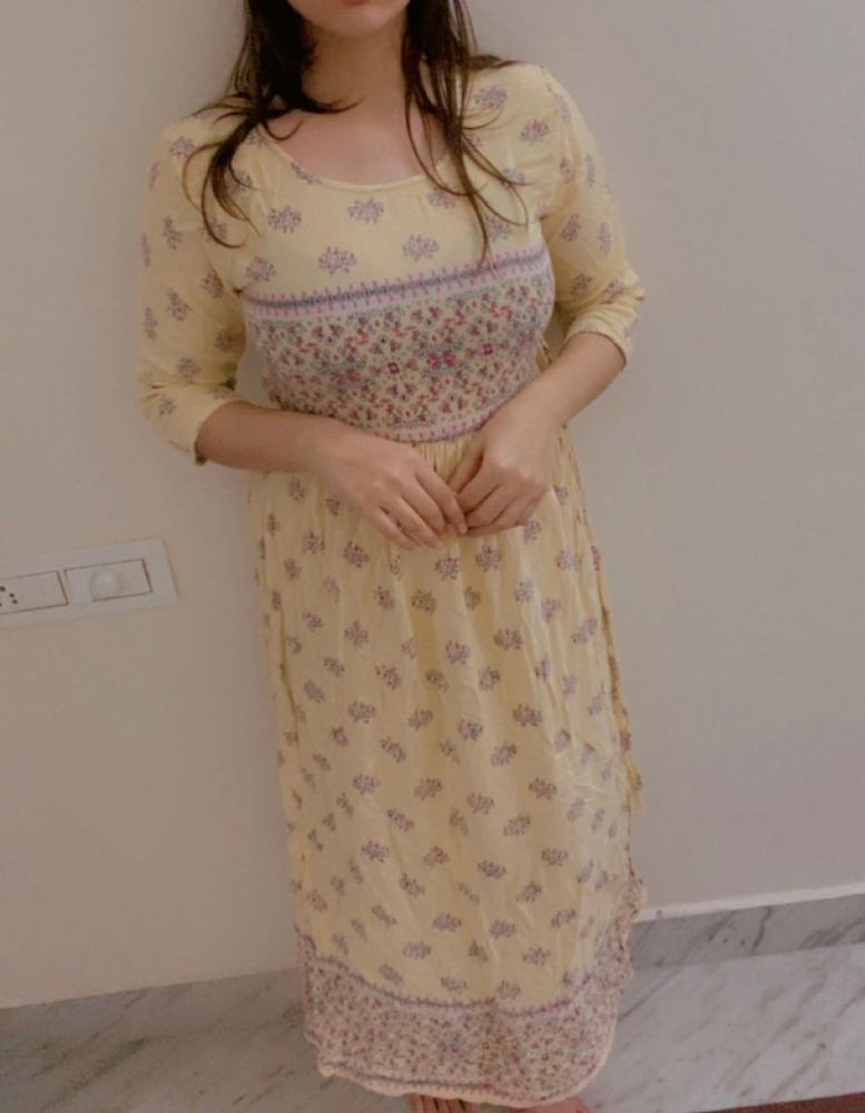 Cream Dress