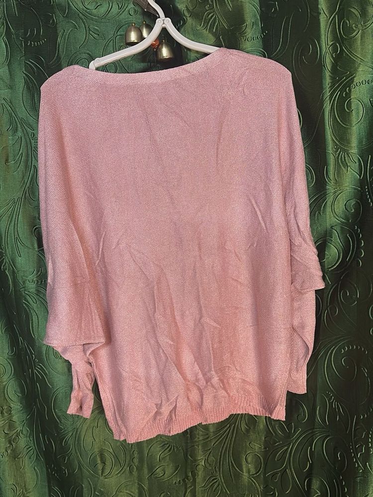 Peach Knit Sweater
