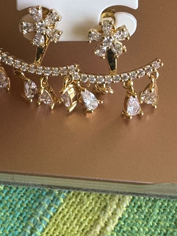 Sparkling Drop Earrings