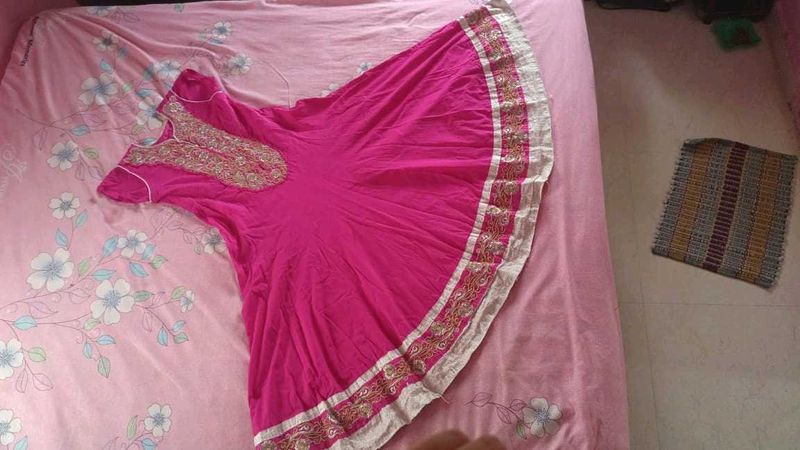 Pink Anarkali