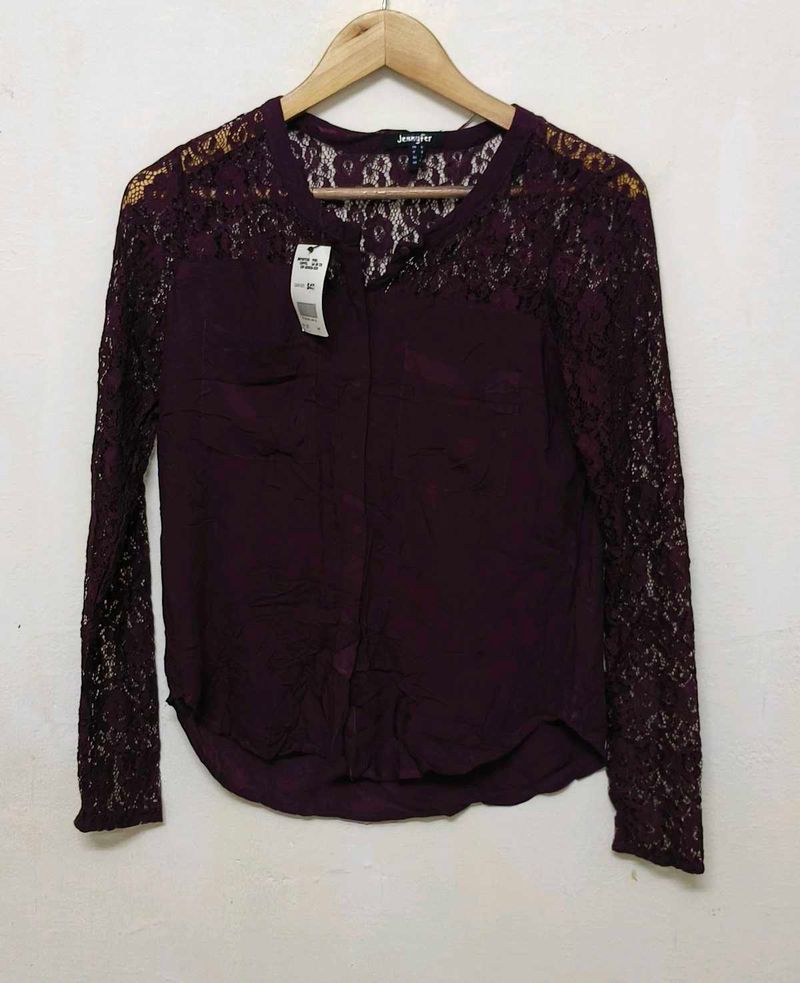 Trendy New Purple Top For Women