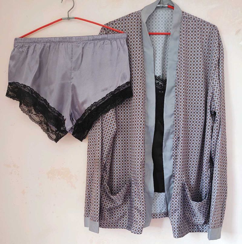 Beutiful Shein Night Gown Suit
