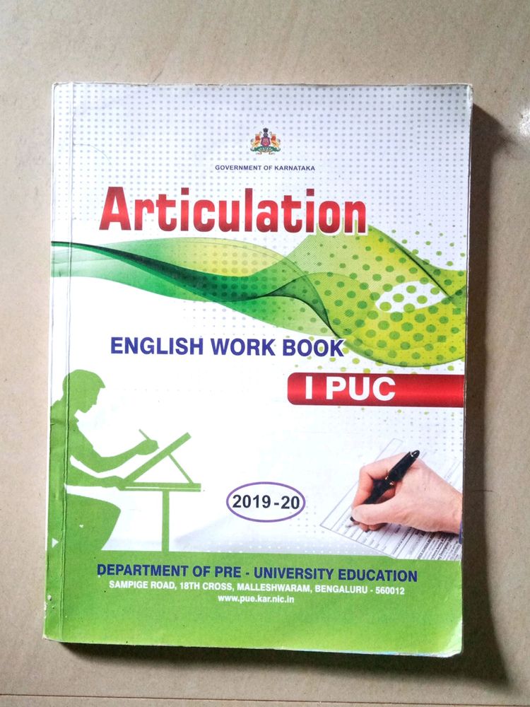 Articulation English Work Book 1 Puc Science