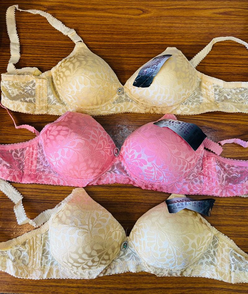 Elegant 3 Bra Set - Comfort &amp; Style