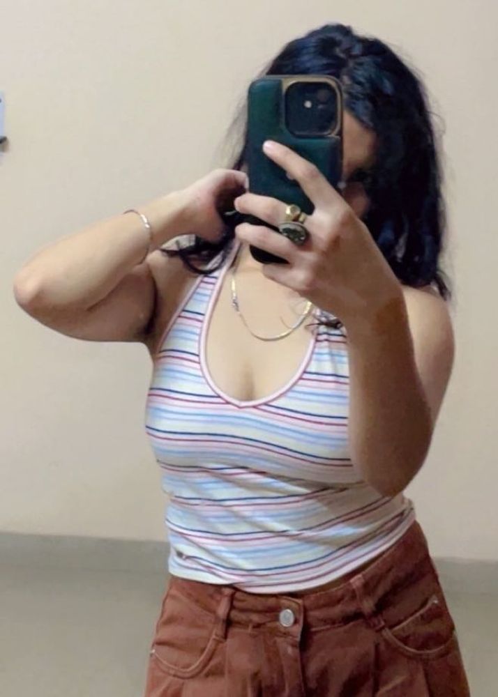 Striped Halter Top