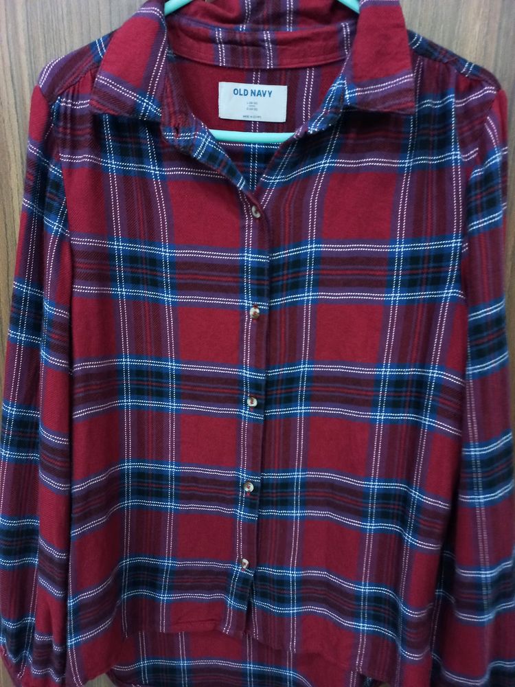 Women Checked Shirt