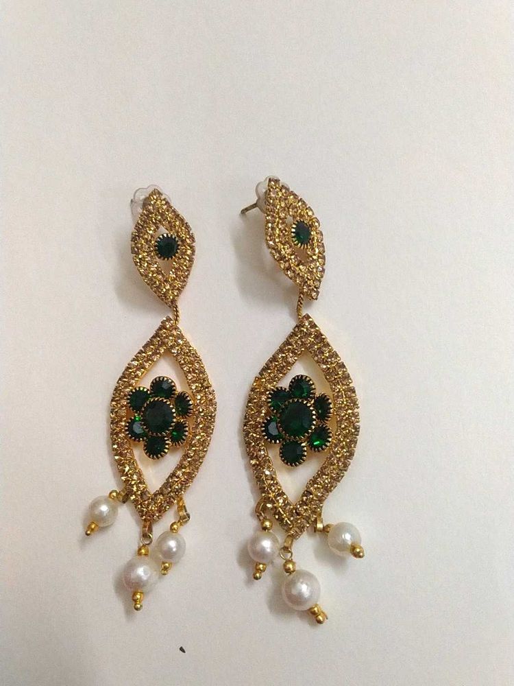 Emerald Drop Earrings