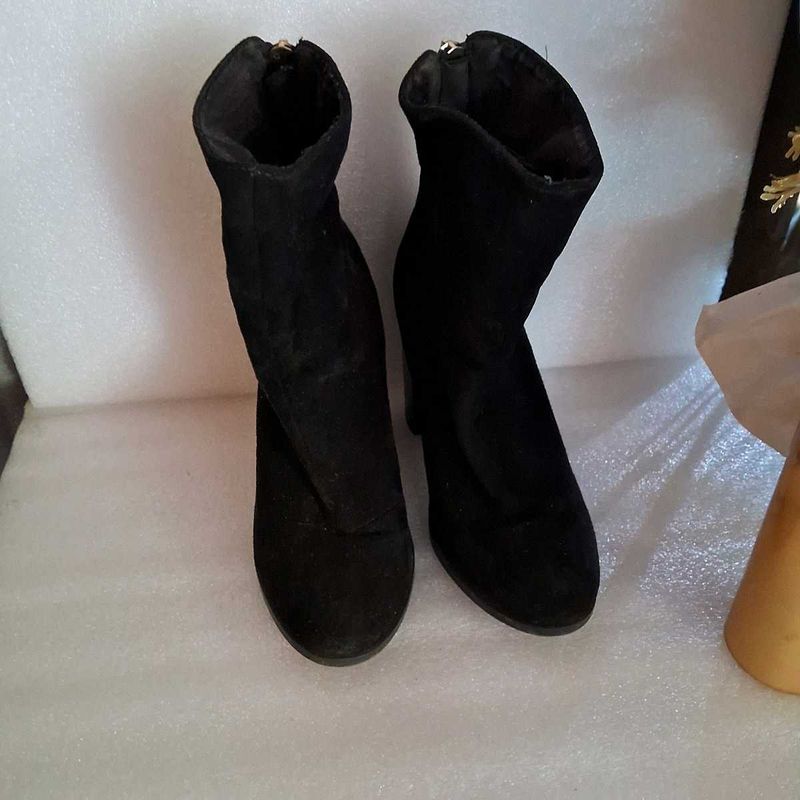 Black Suede Ankle Boots