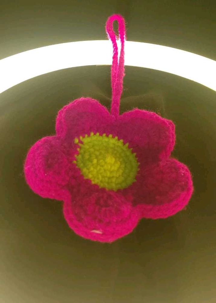 Crochet Daisy Flower Pouch Bag