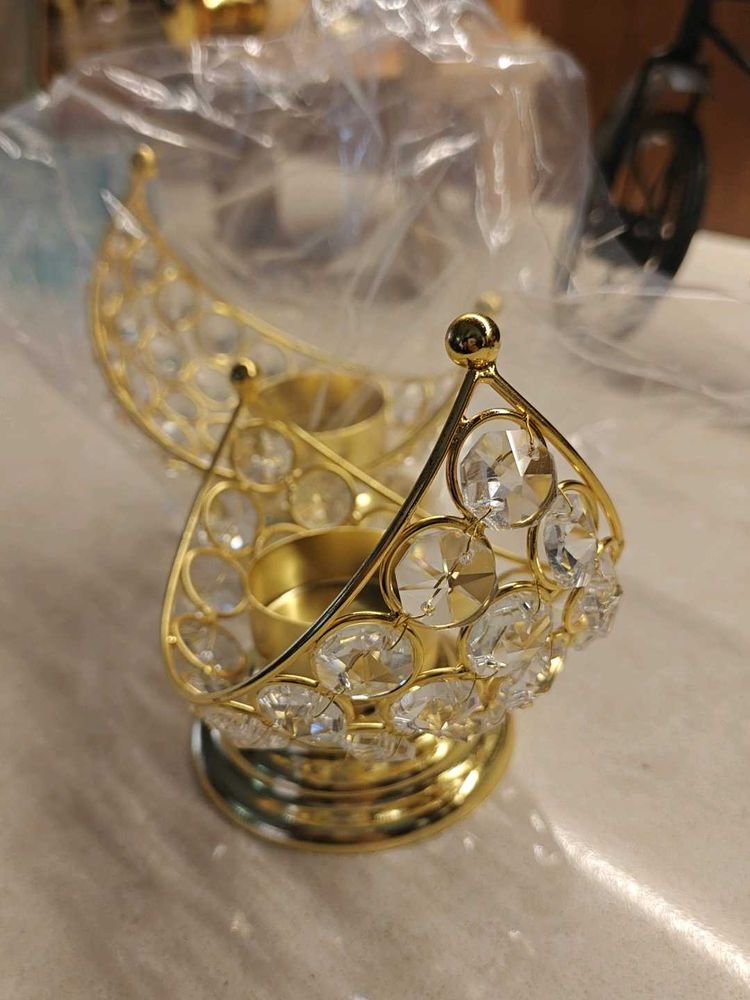 Crystal Candle Holder on sale  2 pieces