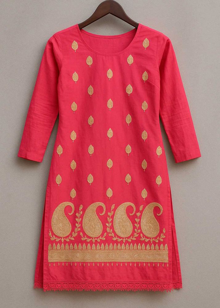 pink kurti