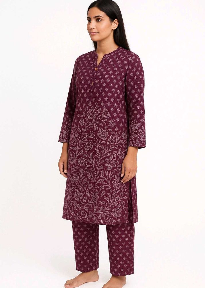 Straight kurta Pant Set