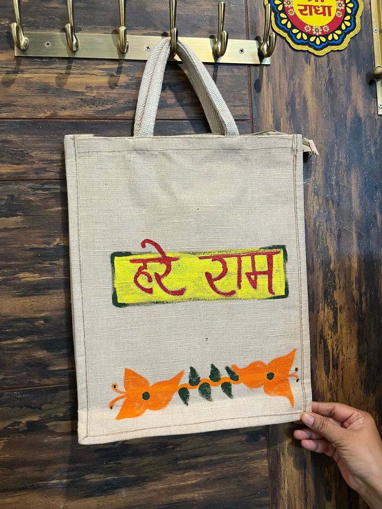 Jute Handpainted Bag