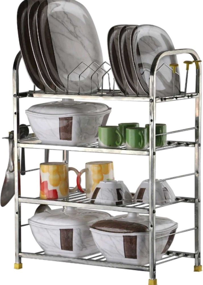 Kitchen Utensil Rack with Cookware