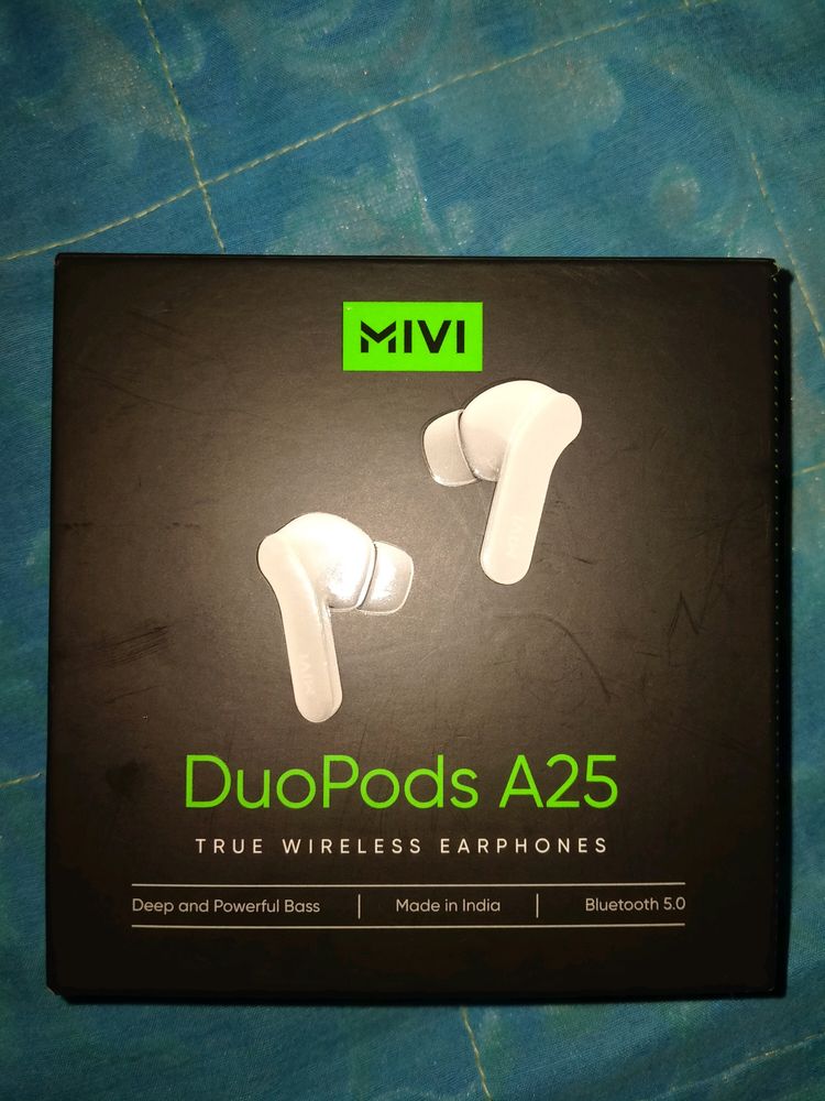 Mivi Duopods A25 Bluetooth Truly Wireless In Ear Earbuds