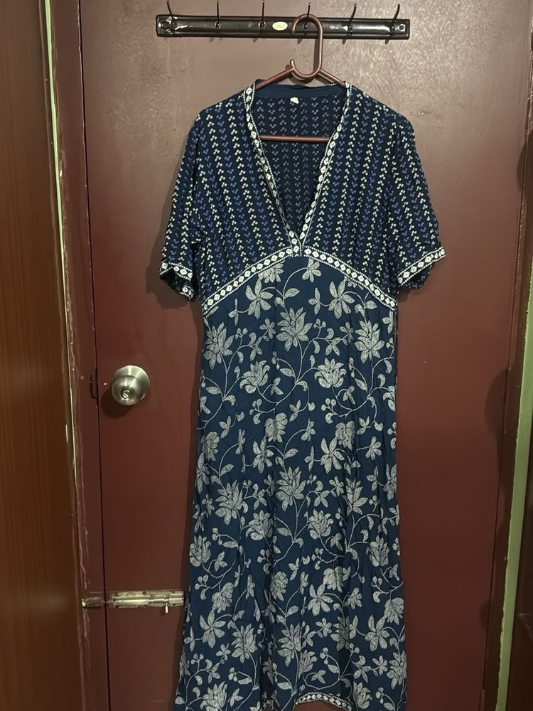 Floral Print Midi Dress