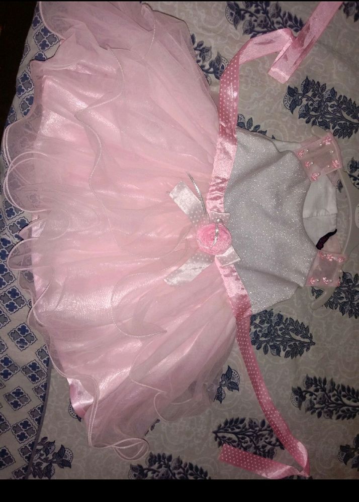 beautiful party wear baby frock for 12-18 months trendz branded