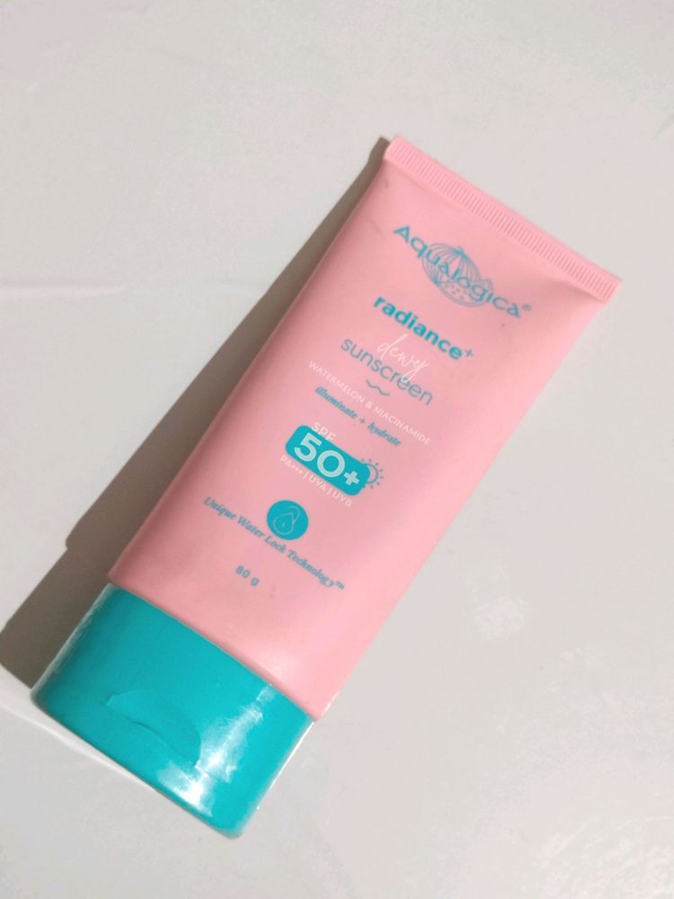 Aqualogica Radiance Sunscreen ~ 2 Month Left In Expiry ( July/2025)