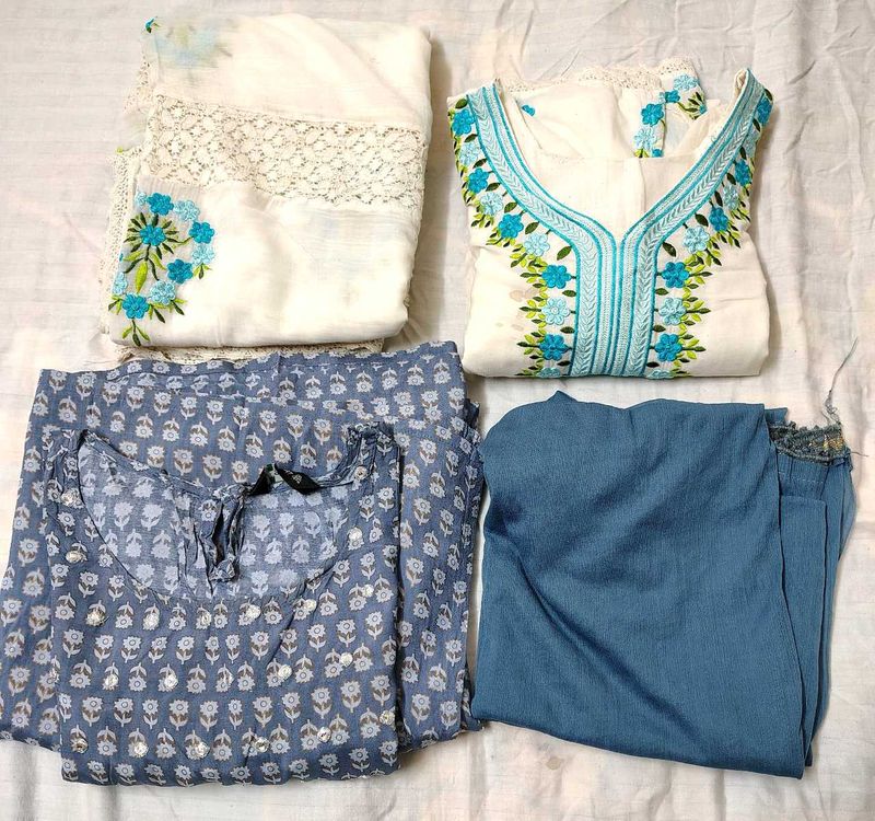 combo of 2 kurti dupatta