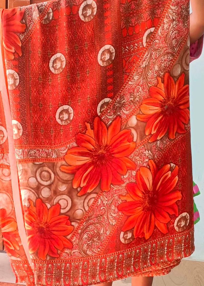 Floral Pattern Saree