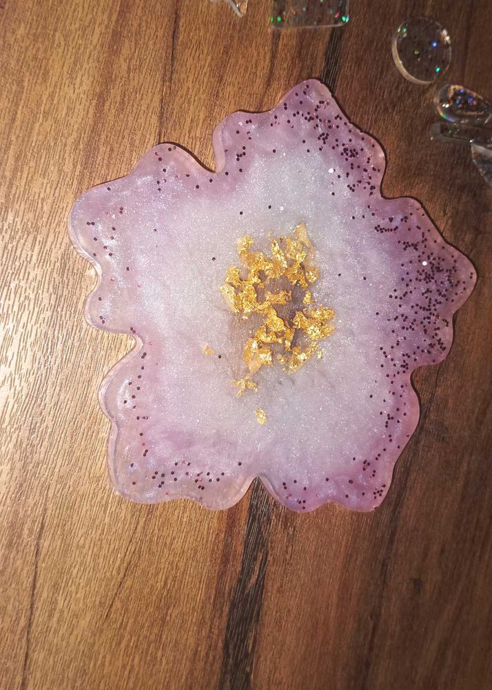 Flower Resin Coaster