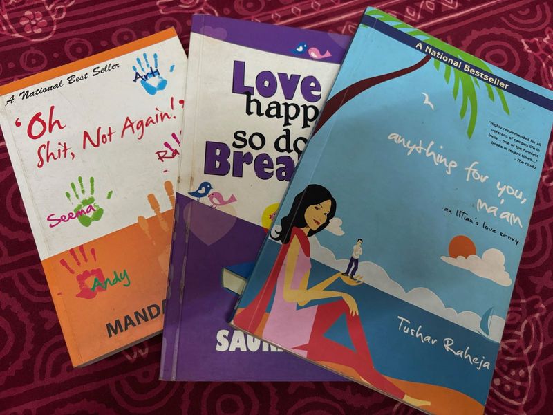 Combo Of 3 Books By Indian Authors ❤️