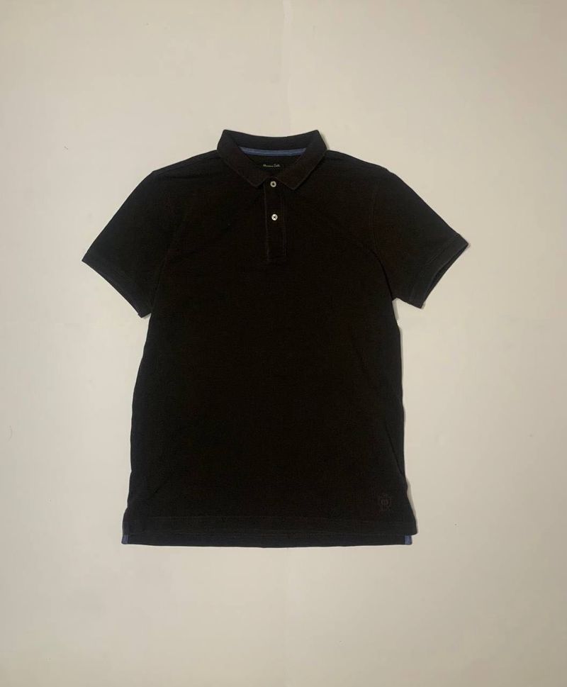 Vintage Massimo Dutti Brown Polo Shirt