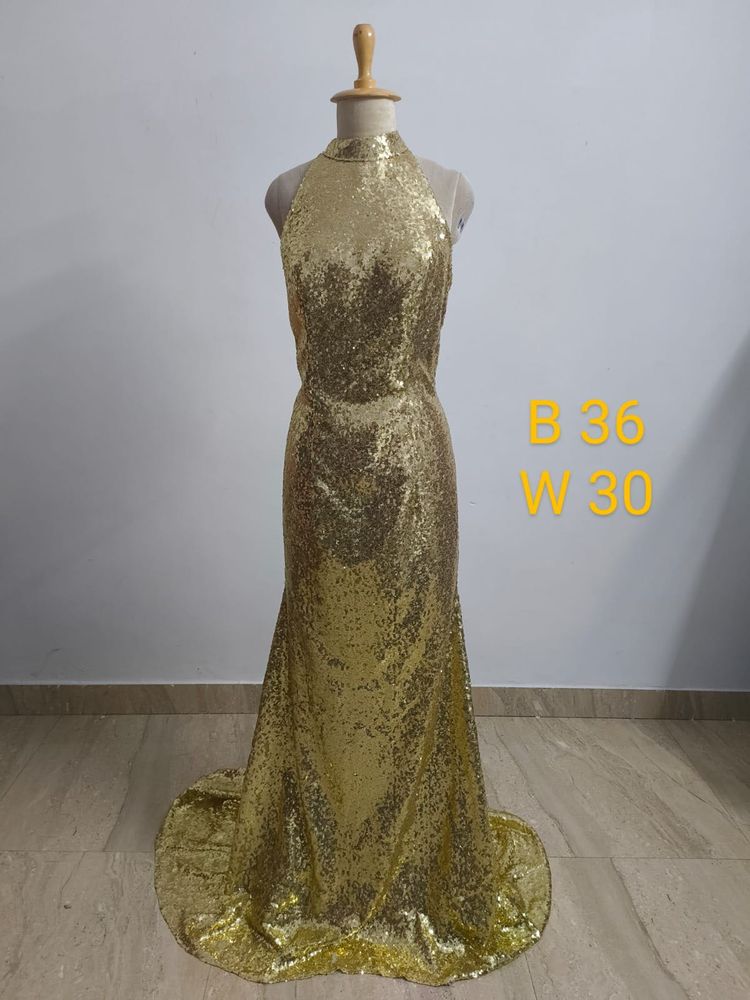 Glamorous Gold Sequin Gown