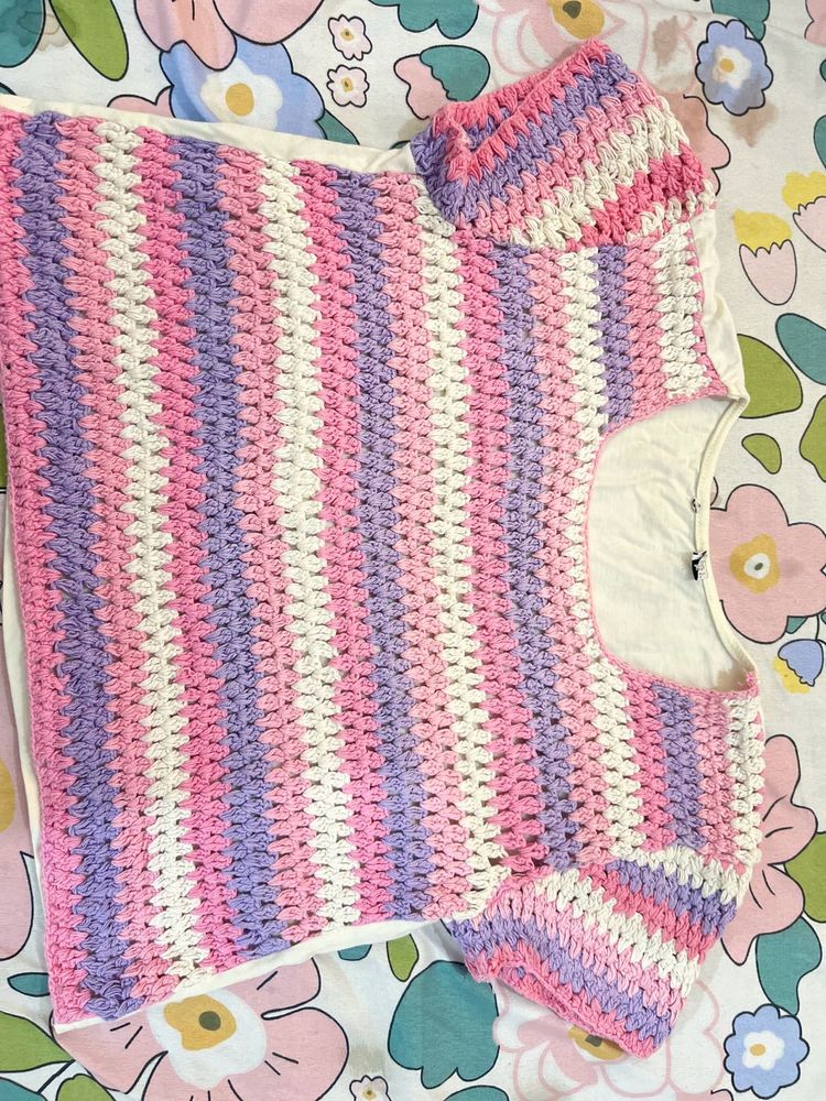 Knitted Multicoloured Top