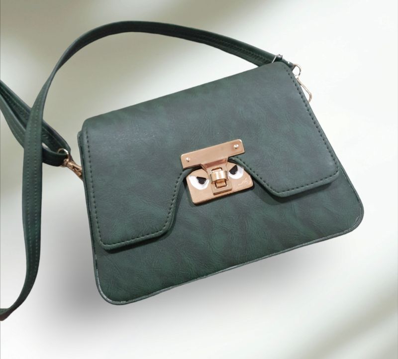 Green Sling Bag