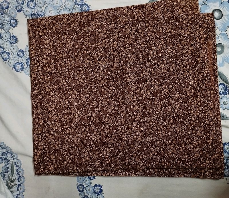 Marina Discharge Print Maroon Fabric