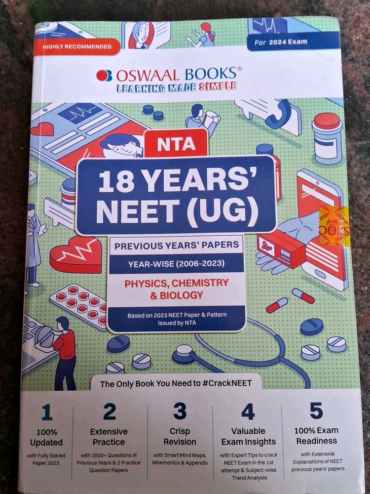 NEET (UG) 18 Years&#39; Previous Papers (2006-2023)