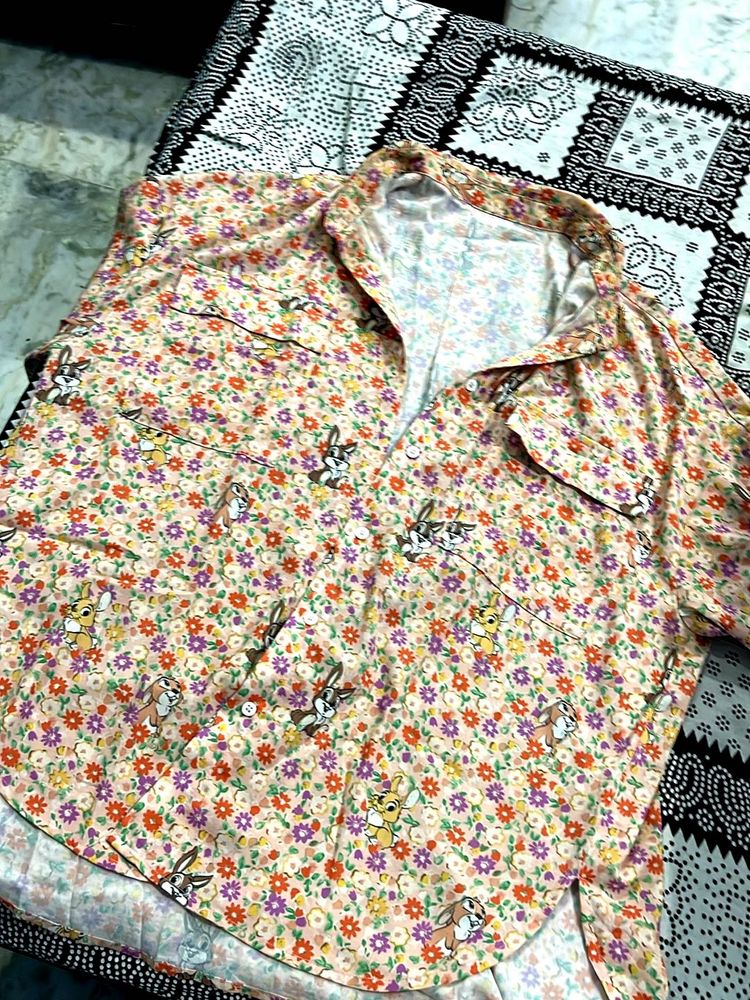 Floral Print Shirt