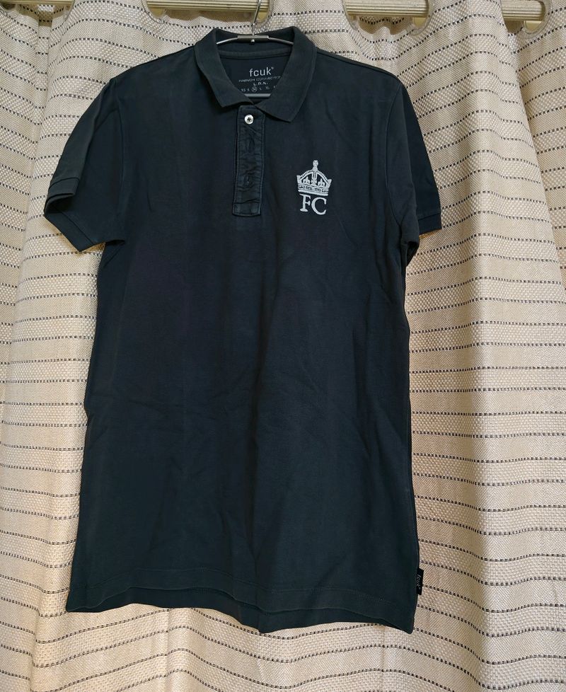 Fcuk Grey Men&#39;s Polo Tshirt