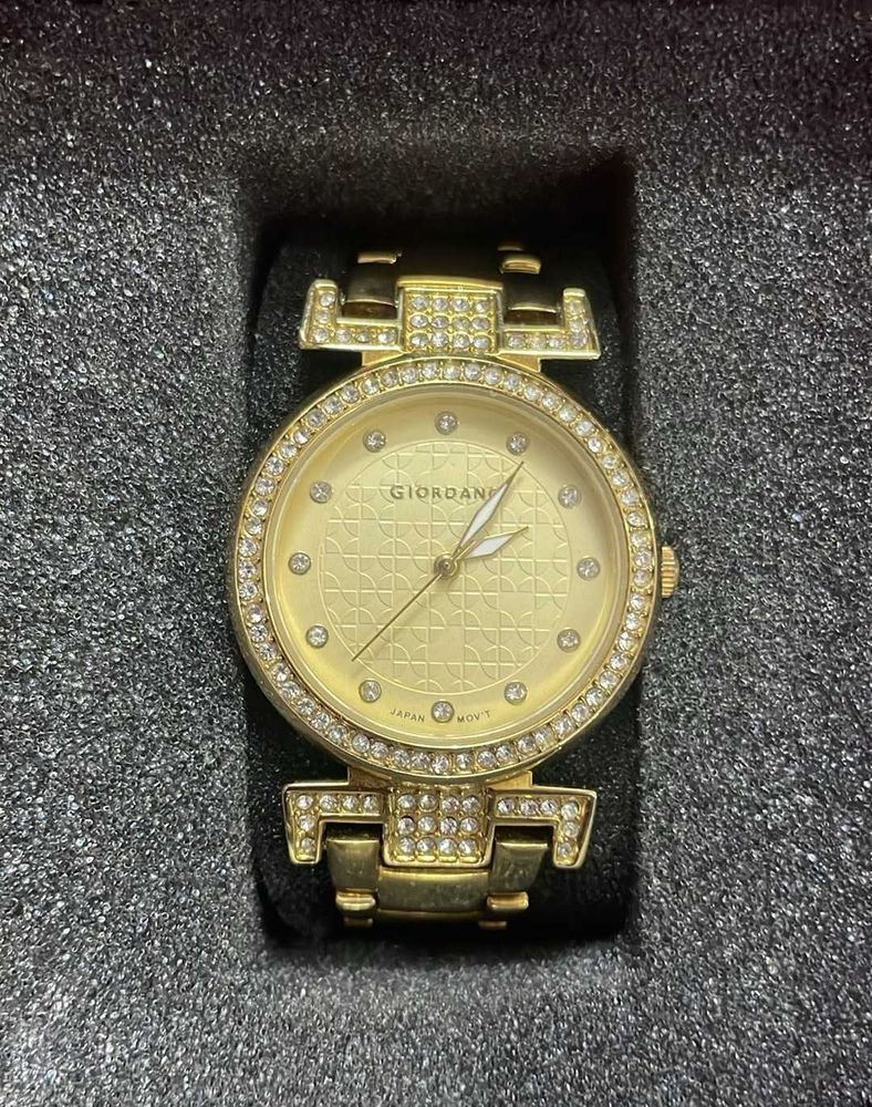 Giordano Gold Crystal A2057-33 Watch