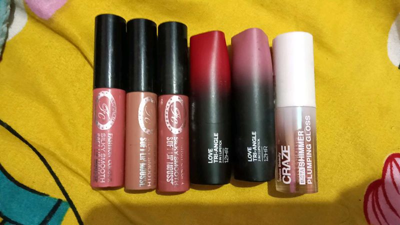 Lipstick &amp; Gloss Bundle - Mixed Shades