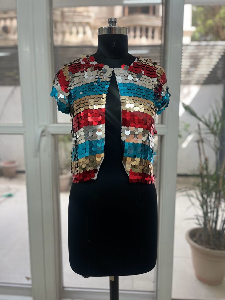 A Party Wear Open Jacket.