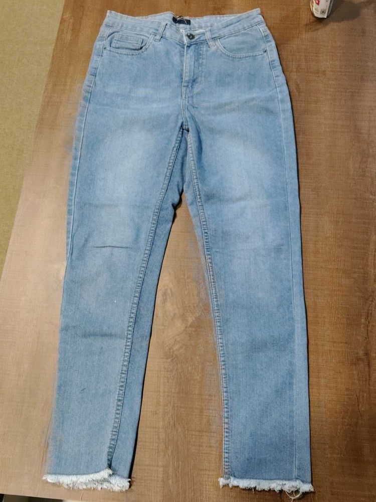 Light Wash Denim Jeans