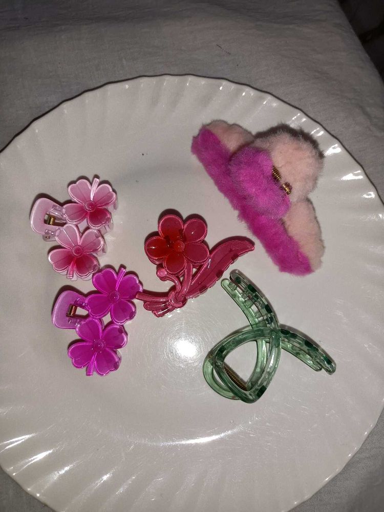 5-Cute Hair Clip Set