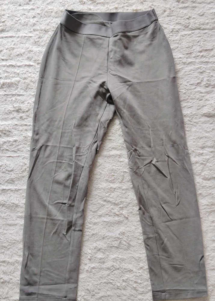 Gray Casual Pants