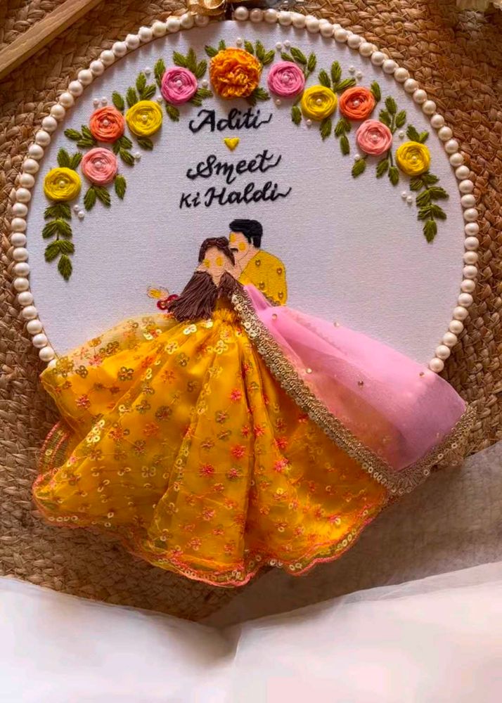 Haldi Special Hoop Art