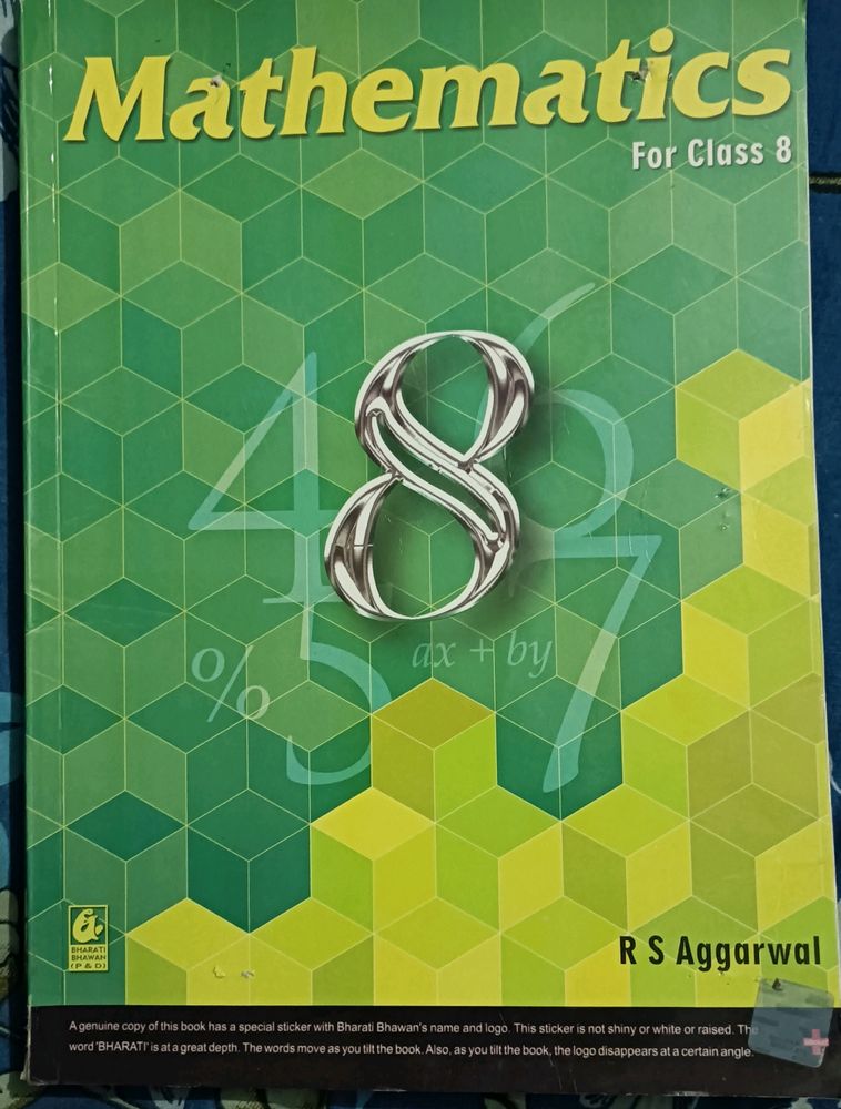 Rs Aggarwal Class 8 Maths Book
