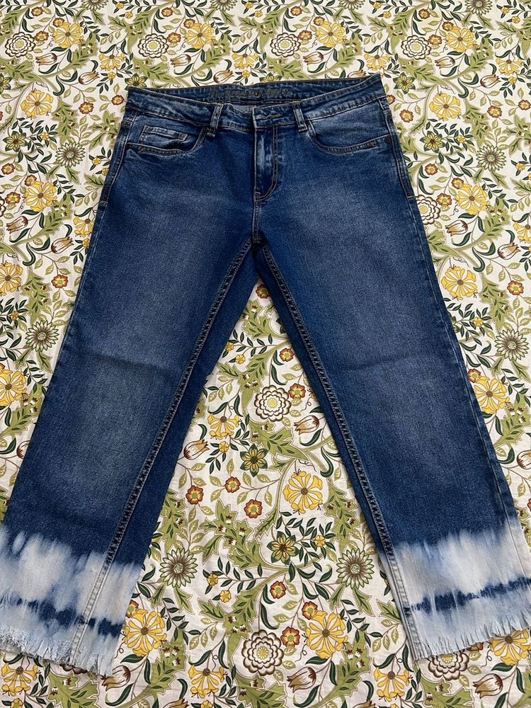 women’s Trendy Dip Dye Jeans