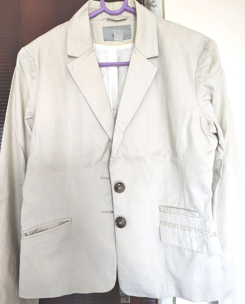 Cream colour Blazer(off 🤍)